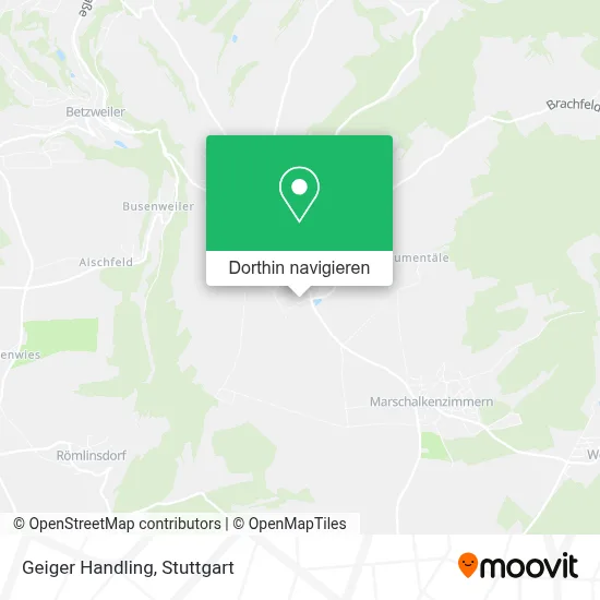 Geiger Handling Karte