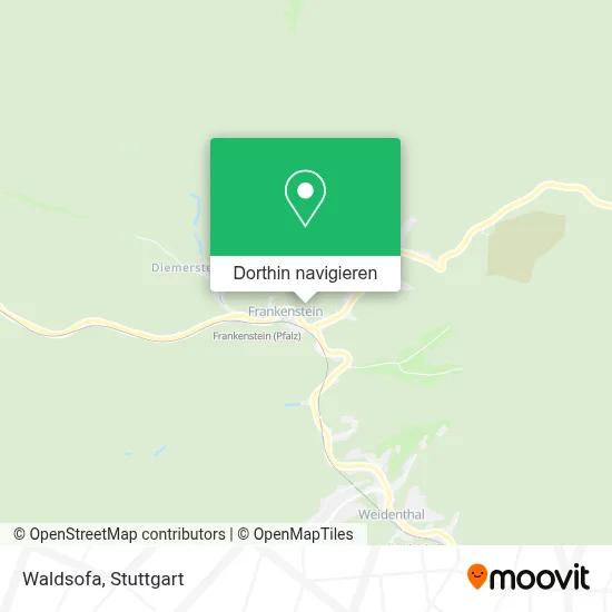 Waldsofa Karte
