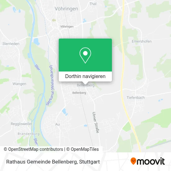 Rathaus Gemeinde Bellenberg Karte