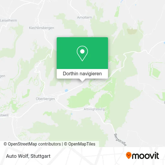 Auto Wolf Karte