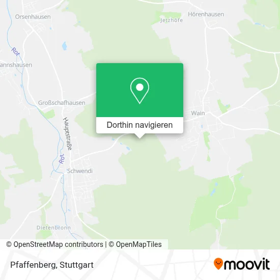 Pfaffenberg Karte