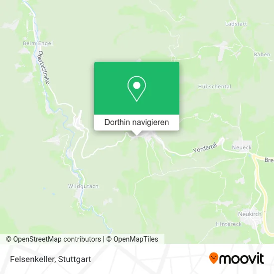 Felsenkeller Karte