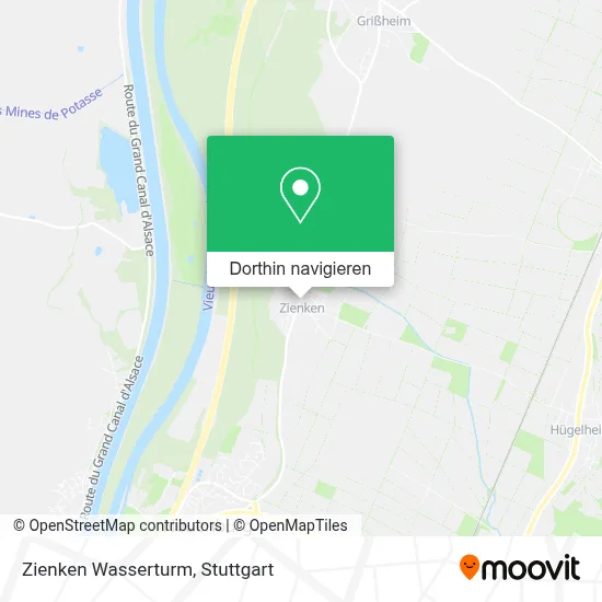 Zienken Wasserturm Karte