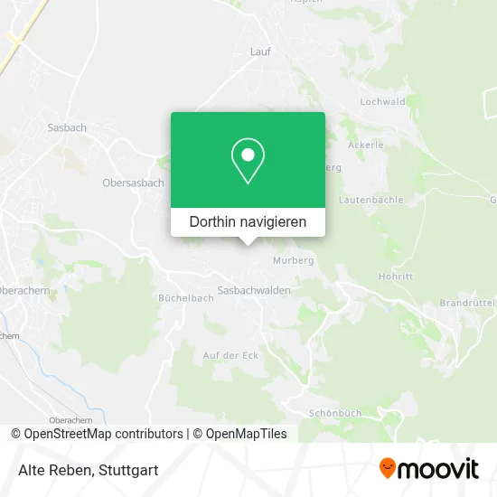 Alte Reben Karte