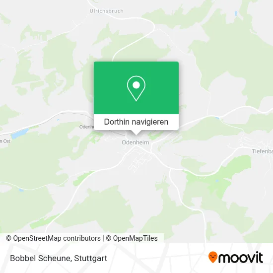 Bobbel Scheune Karte