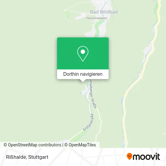 Rißhalde Karte
