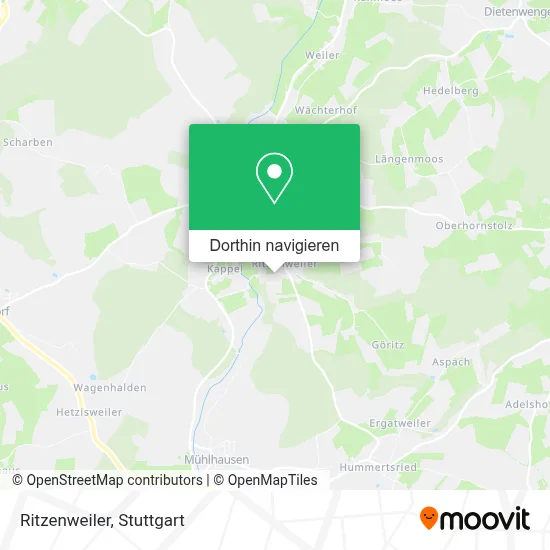 Ritzenweiler Karte