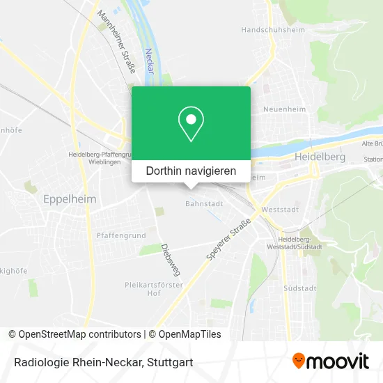 Radiologie Rhein-Neckar Karte