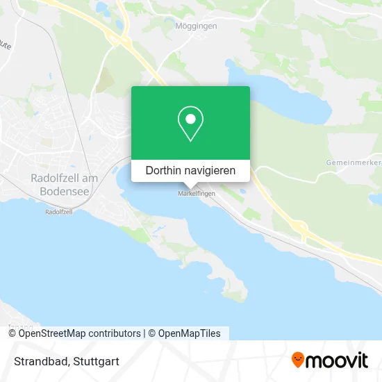 Strandbad Karte