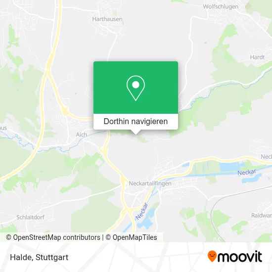 Halde Karte