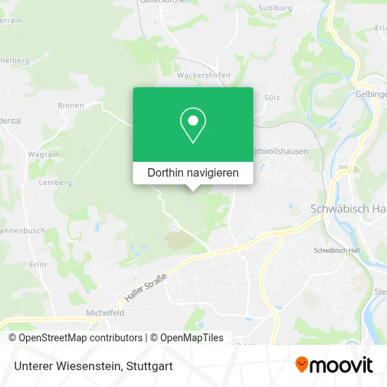 Unterer Wiesenstein Karte