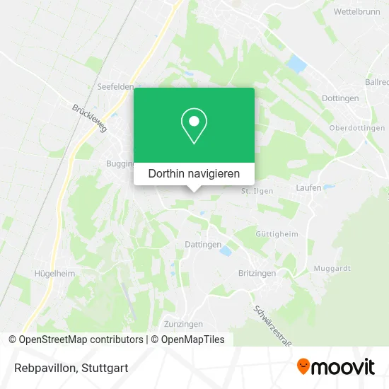 Rebpavillon Karte