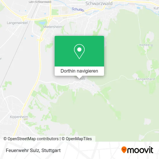 Feuerwehr Sulz Karte