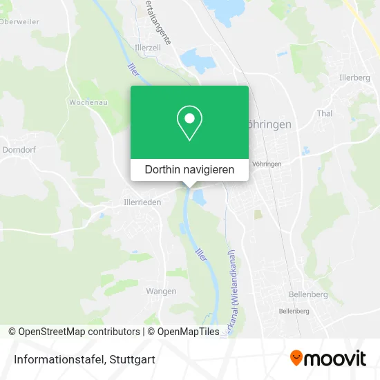 Informationstafel Karte