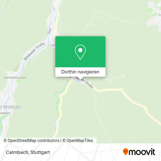 Calmbach Karte