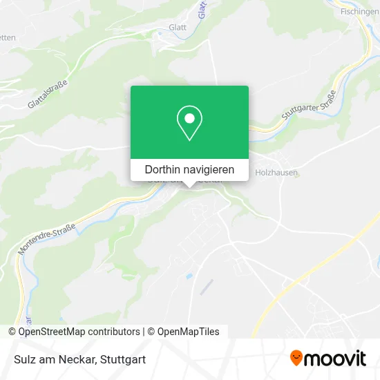 Sulz am Neckar Karte