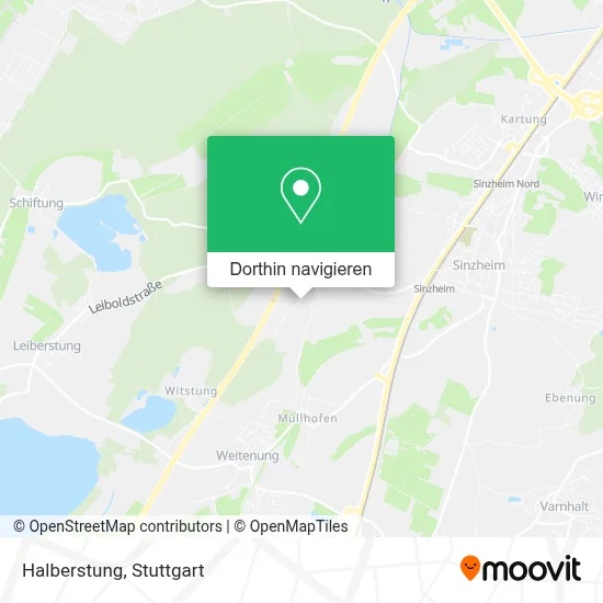 Halberstung Karte