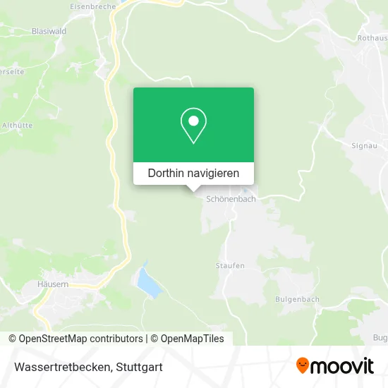 Wassertretbecken Karte