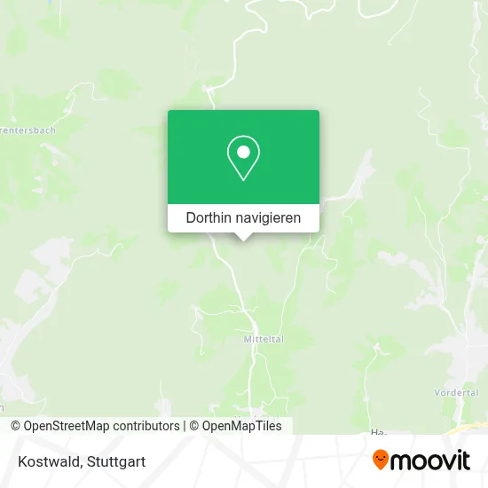 Kostwald Karte