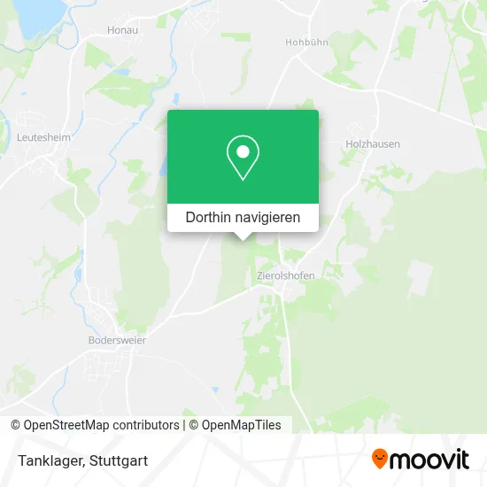 Tanklager Karte