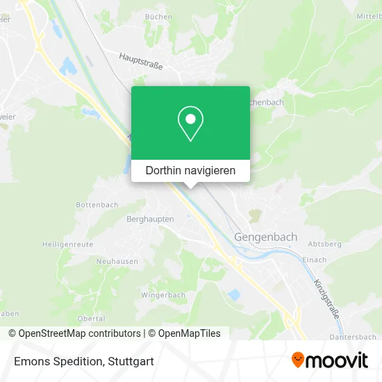 Emons Spedition Karte