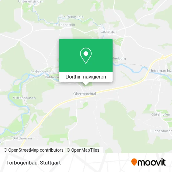 Torbogenbau Karte