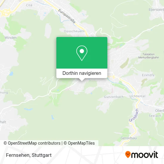 Fernsehen Karte