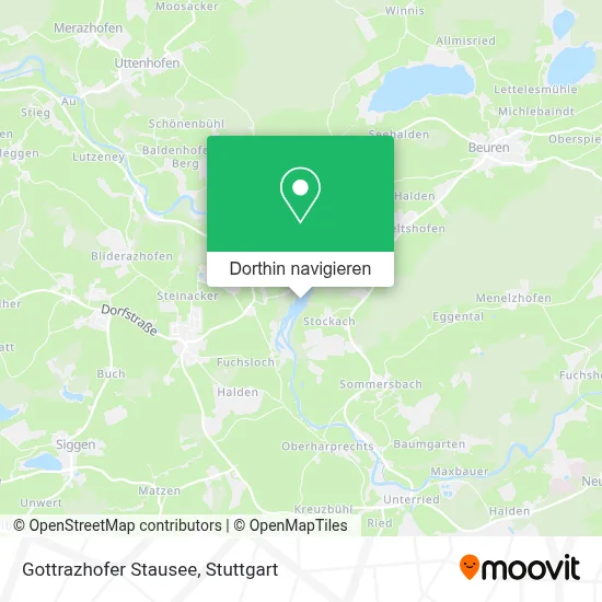 Gottrazhofer Stausee Karte
