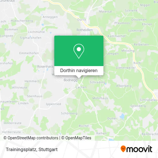 Trainingsplatz Karte