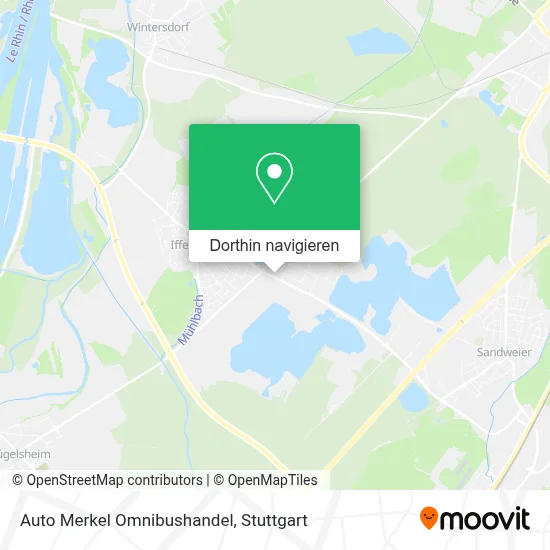 Auto Merkel Omnibushandel Karte