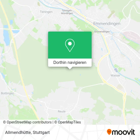 Allmendhütte Karte