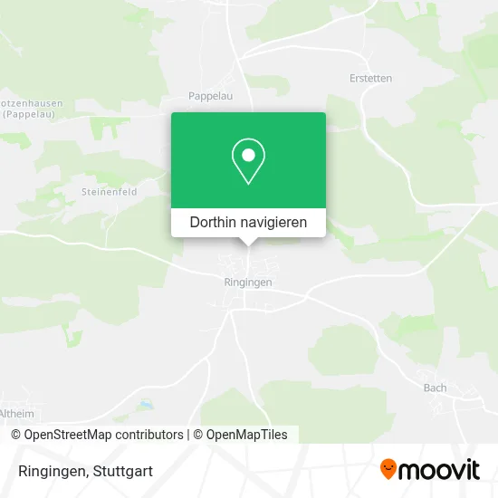 Ringingen Karte