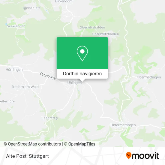 Alte Post Karte