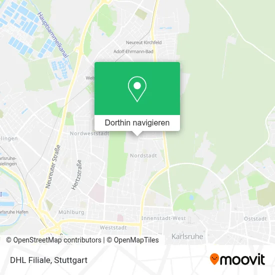 DHL Filiale Karte