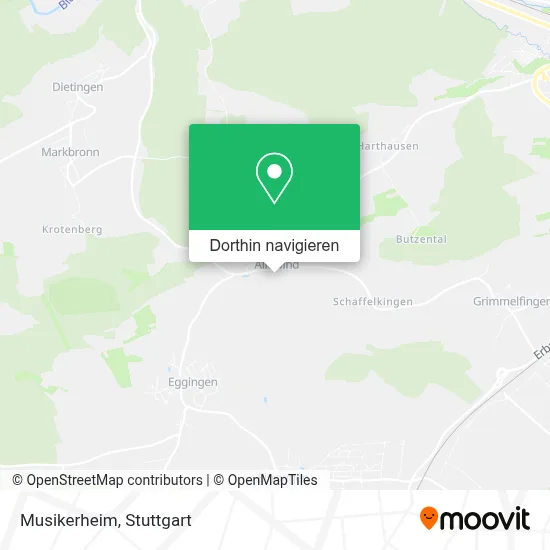 Musikerheim Karte