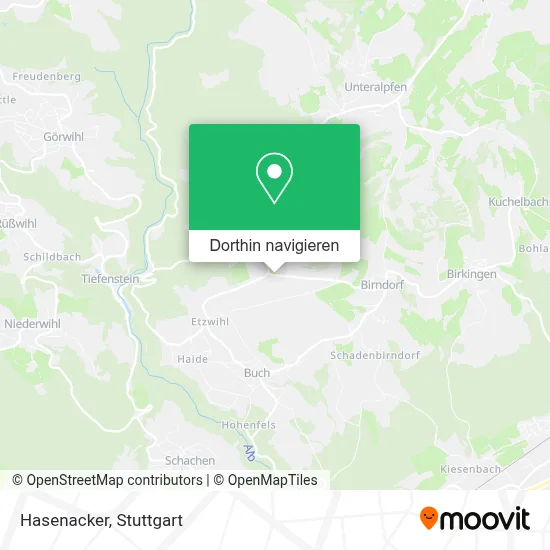 Hasenacker Karte