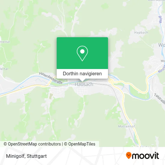 Minigolf Karte