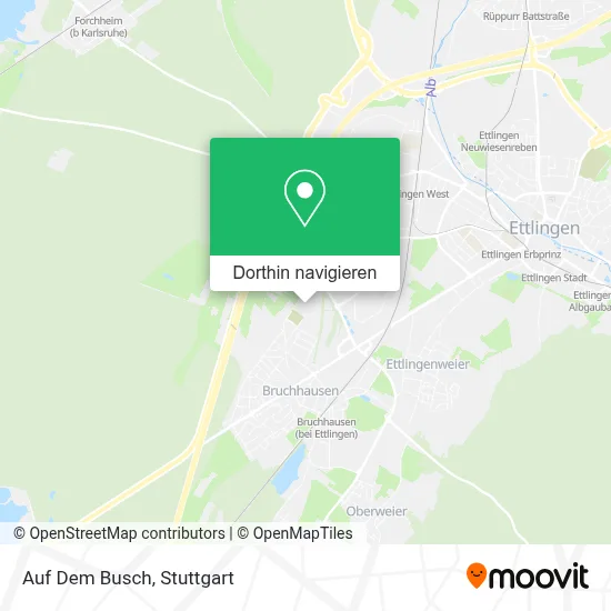 Auf Dem Busch Karte