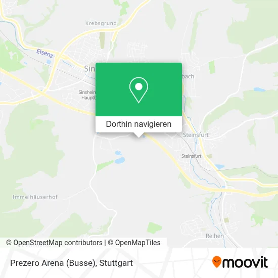 Prezero Arena (Busse) Karte