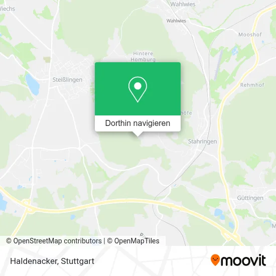 Haldenacker Karte