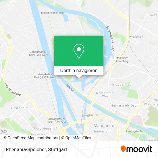 Rhenania-Speicher Karte