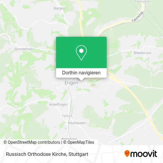 Russisch Orthodoxe Kirche Karte