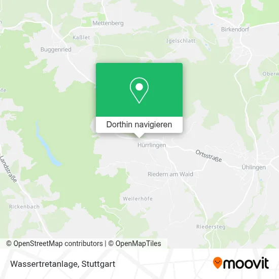 Wassertretanlage Karte