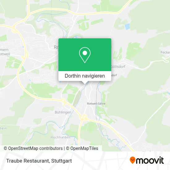 Traube Restaurant Karte