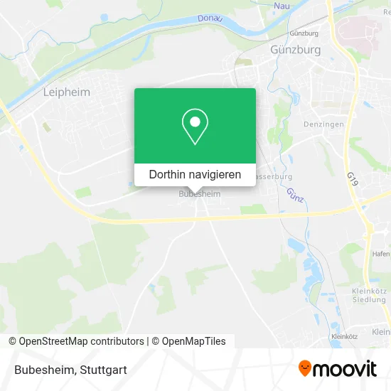 Bubesheim Karte