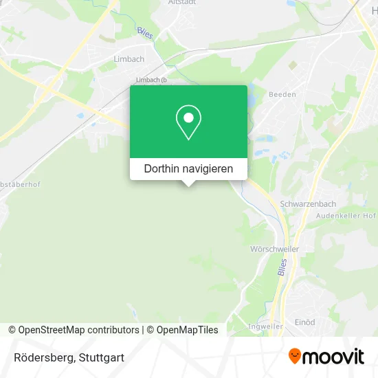 Rödersberg Karte