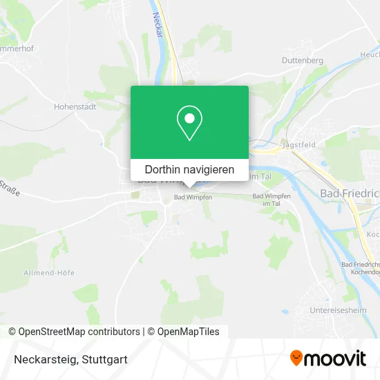 Neckarsteig Karte