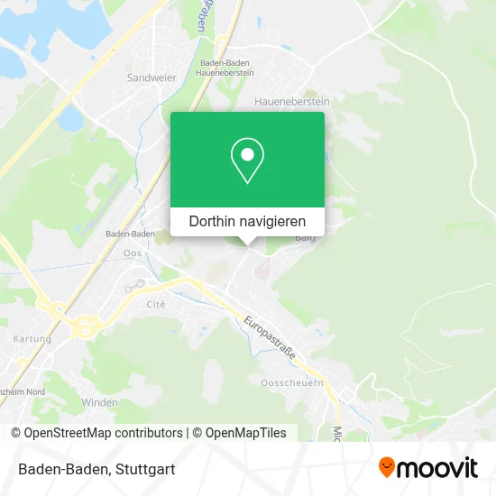 Baden-Baden Karte