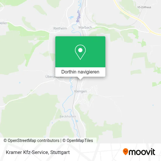 Kramer Kfz-Service Karte