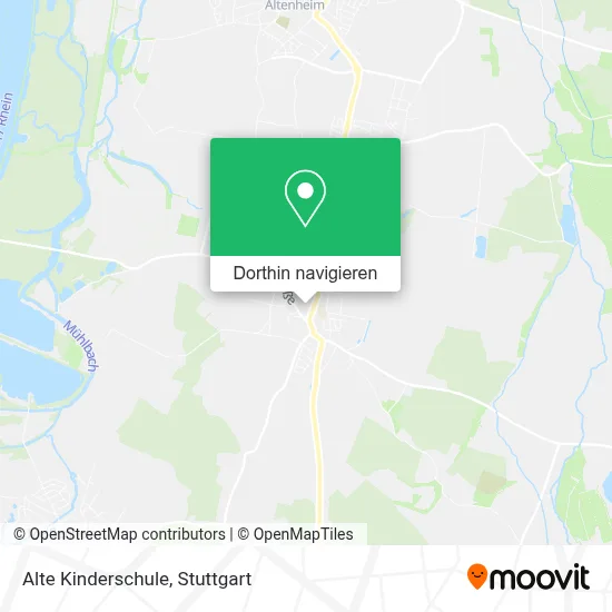 Alte Kinderschule Karte